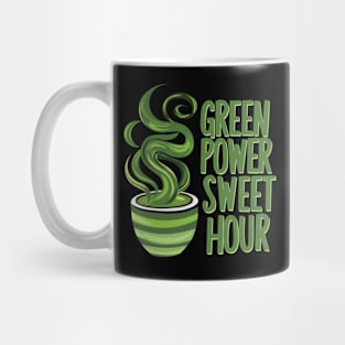 Green Power Sweet Hour Matcha Tea Gift Mug